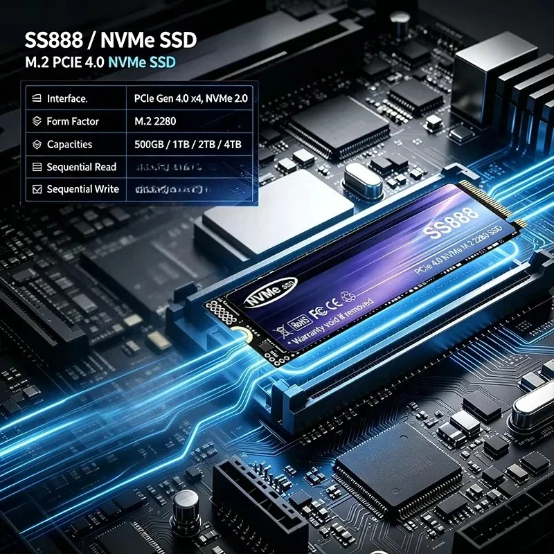 SS888 NVMe M.2 SSD 500GB 1TB 2 - M.2 Nvme 4Tb Pcie 4.0 Ssd のレビューと価格