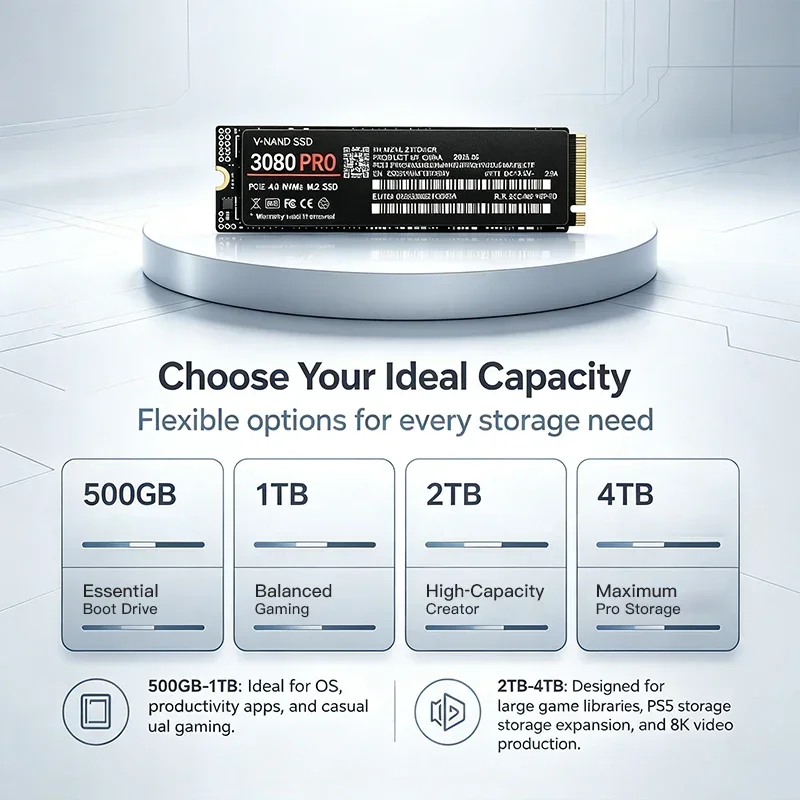 3080 PRO M.2 NVMe SSD 500GB 1T - M.2 Nvme 4Tb Pcie 4.0 Ssd のレビューと価格