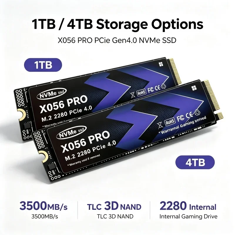 高速X056 PRO M.2 NVMe SSD PCIe 4 - M.2 Nvme 4Tb Pcie 4.0 Ssd のレビューと価格