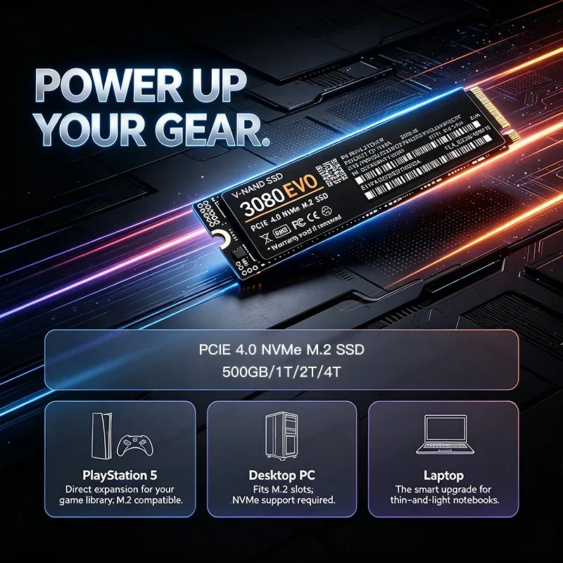 3080 EVO M.2 NVMe SSD 3500MB/s - M.2 Nvme 4Tb Pcie 4.0 Ssd のレビューと価格