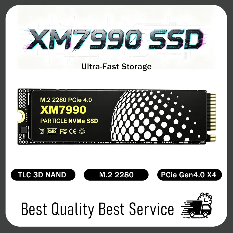 XM7990 M.2 NVMe SSD 500GB、1TB、 - M.2 Nvme 4Tb Pcie 4.0 Ssd のレビューと価格
