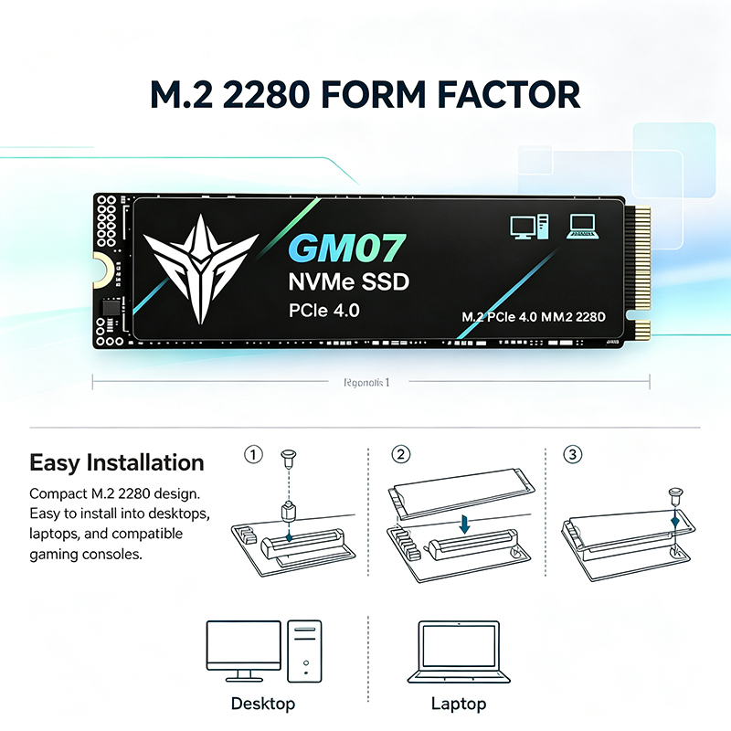 新品 GM07 M.2 SSD 2TB 4TB 7300MB - M.2 Nvme 4Tb Pcie 4.0 Ssd のレビューと価格