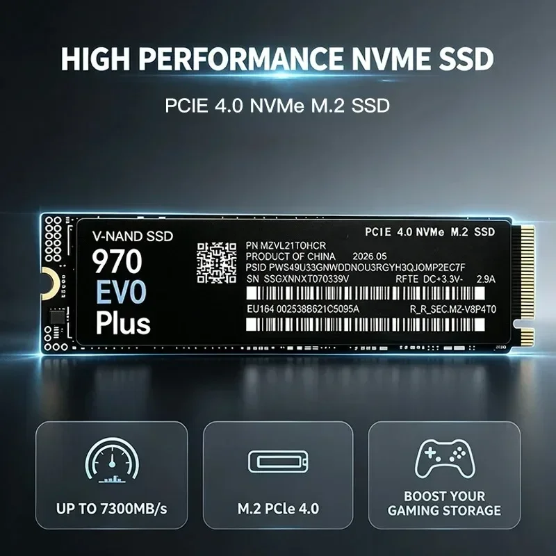 高速970 EVO Plus SSD、7300MB/s、PC - M.2 Nvme 4Tb Pcie 4.0 Ssd のレビューと価格